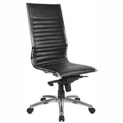 Nordic Black Leather Executive High Back Chair