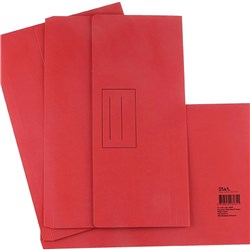 Stat. Red F/cap Document Wallet