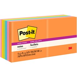 Post-It Super Sticky Notes - Rio De Janeiro 654-5Ssuc 76X76mm