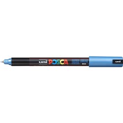 Posca PC-1M Metallic Blue 0.7mm Ultra Fine Paint Marker