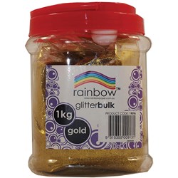 Glitter Rainbow Bulk Gold 1Kg