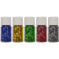 Rainbow Glitter 3G Vials Assorted