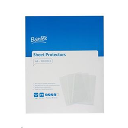 Bantex A4 Tough 90 Micron Sheet Protector