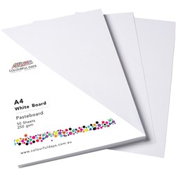 Posterboard 510x640mm 250gsm White Pasteboard