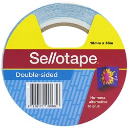 Sellotape 404 18mmx33m Double Sided Tape