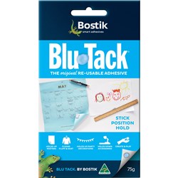 Adhesive Repostionable Bostik Blu-Tack 75gm