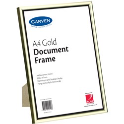 Frame Certificate A4 Gold
