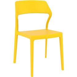 Snow Stackable Chair Mango Without Arms