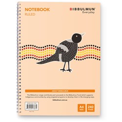 Bibbulmun A4 240 Page Spiral Notebook