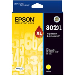 Epson Yellow 802 XL Ink Cartridge