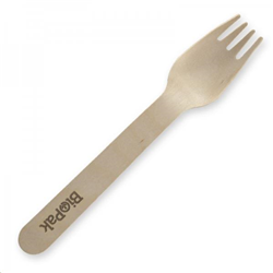 BioPak Wooden 16cm Fork