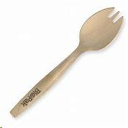 BioPak Wooden 16cm Spork