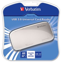 Verbatim Universal Card Reader USB 3.0 Silver  