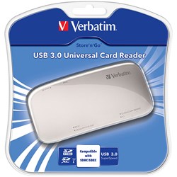 Verbatim Universal Card Reader USB 3.0 Silver