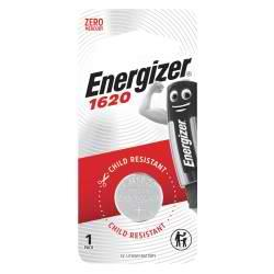 Energizer #CR1620BP1 3V Cal/Watch/ Games Battery