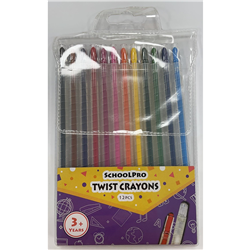 SchoolPro Twistable Crayons