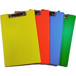 Clipfolder A4 W/ Pocket Bright Assorted