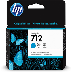 HP 712 Cyan Ink Cartridge