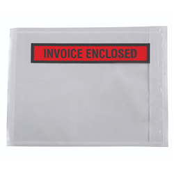 GNS 115x150mm Invoice Enclosed White Adhesive Packing Envelopes