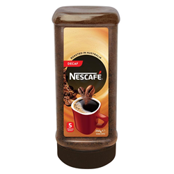 Nescafe Decaf Coffee 250gm Pet Jar BB August 2023