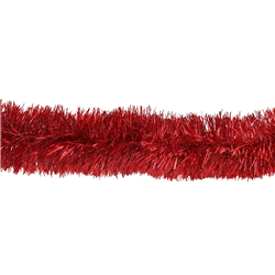Xmas Extra Thick Lux Red 2m Tinsel