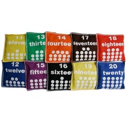 NYDA Bean Bags Numbered 11-20