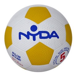 NYDA Rubber Soccer Ball #5