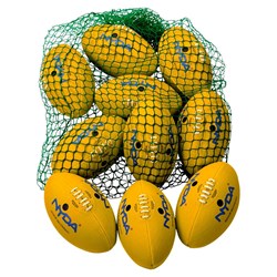 NYDA AFL Ball Kit Junior Secondary Yellow