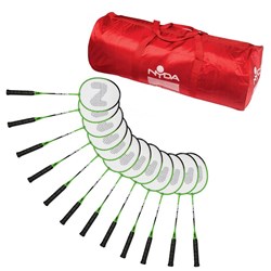 Badminton Steel Racquet Kit