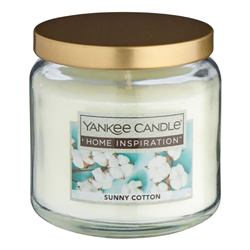 Yankee Hi Sunny Cotton Medium Jar Candle