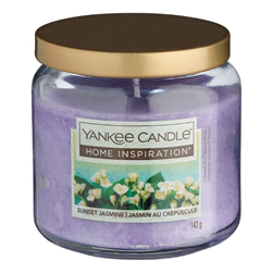 Yankee Hi Sunset Jasmine Medium Jar Candle