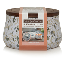 Yankee Outdoor Ocean Hibiscus Large Jar Candle