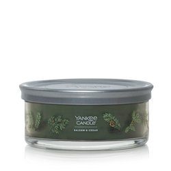 Yankee Signature Balsam & Cedar 5 Wick Tumbler Candle