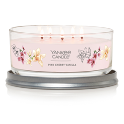 Yankee Signature Pink Cherry Vanilla 5 Wick Tumbler Candle
