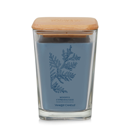 Yankee Well Living Mindful Cypress & Sage Large Candle