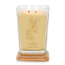 Yankee Well Living Revitalizing Ginger & Lemon Large Candle