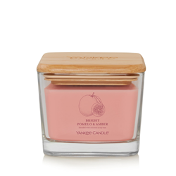 Yankee Well Living Bright Pomelo & Amber Medium Candle