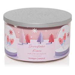 Yankee Xmas Snowflake Kisses 3 Wick Tumbler Candle