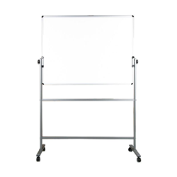 Deli 1200x900mm Double Sided Magnetic Mobile Whiteboard