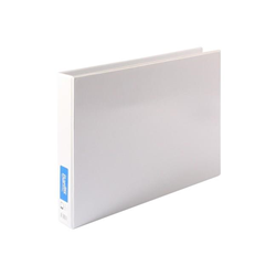 Bantex A3 3D Ring 38mm White Landscape Binder