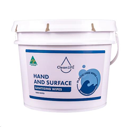 CleanLife Hand and Surface Sanitising Wipes  