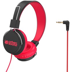 VERBATIM 65482 HEADPHONESBlack/Red