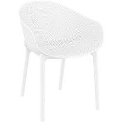 Sky Outdoor Chairs White
