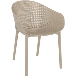 Sky Outdoor Chairs Taupe