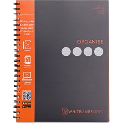 Whitelines Spiral Notebooks A4 240 Page Sb 4 Subject