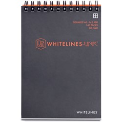 Whitelines Spiral Notebooks A6 140 Page Tb