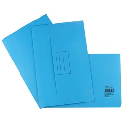 Stat. Blue F/cap Document Wallet