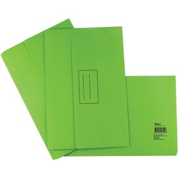 Stat. Lime F/cap Document Wallet
