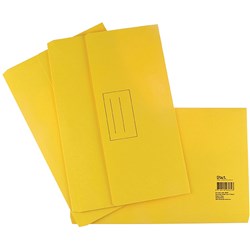 Stat. Yellow F/cap Document Wallet