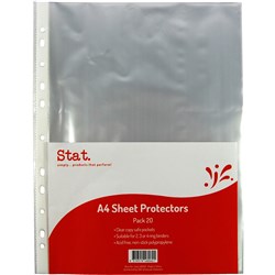 Stat. A4 Economy Sheet Protectors